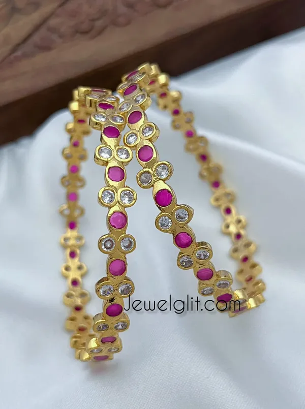Ruby_White_Colour_Premium_Quality_Impon_Microplated_Bangle