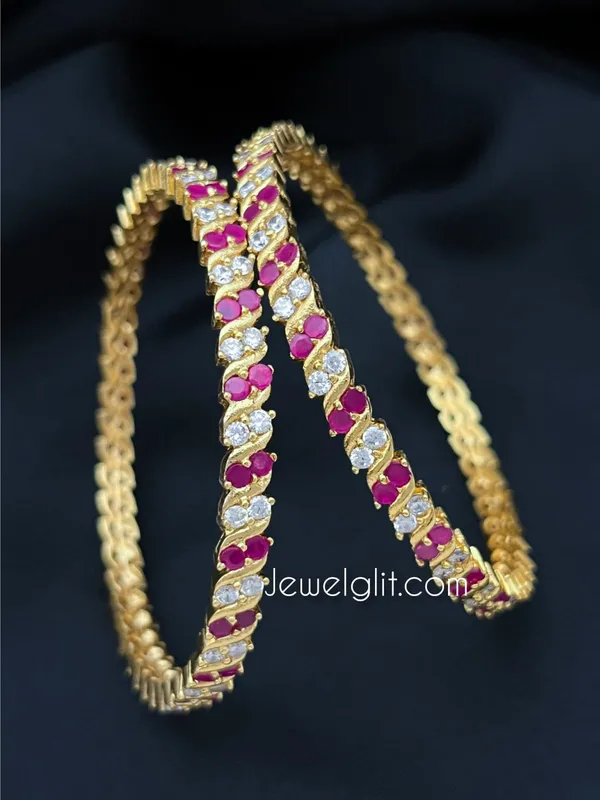 Ruby_White_Colour_Premium_Quality_Impon_Microplated_Bangle