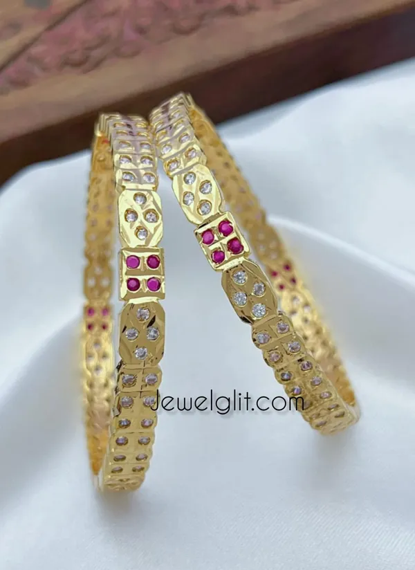 Ruby_White_Colour_Premium_Quality_Impon_Microplated_Bangle