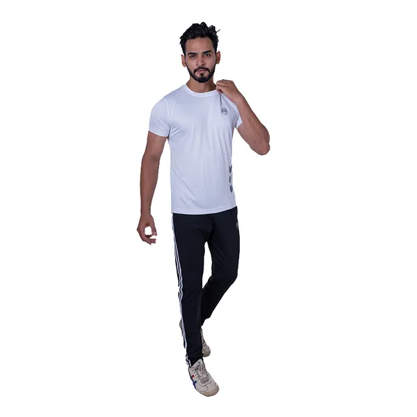 White_Polyester_Arrow_Sports_T_Shirt