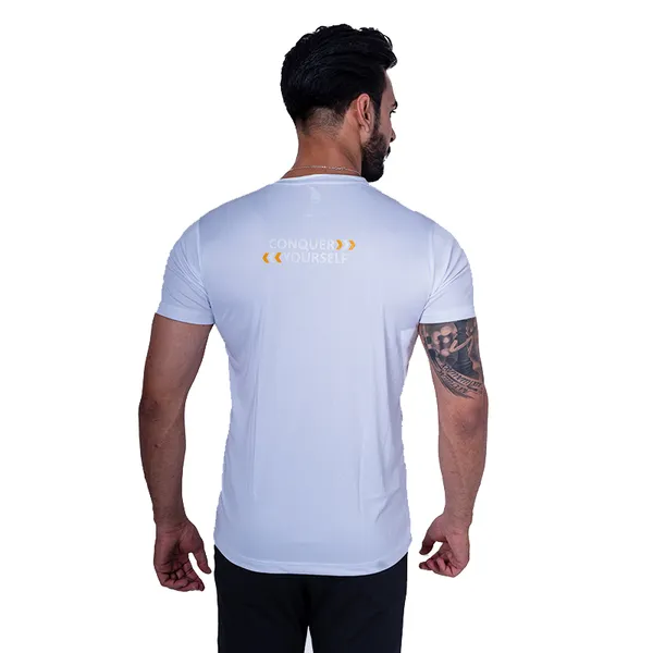 White_Polyester_Arrow_Sports_T_Shirt