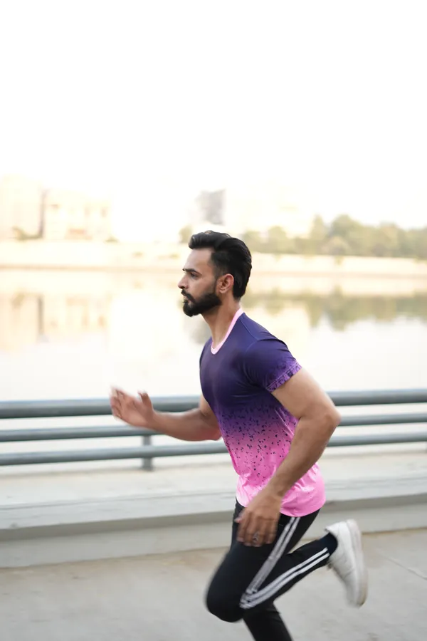 Purple_Polyester_Dotted_Sports_T_Shirt