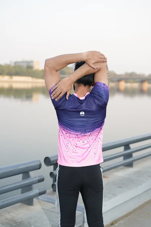 Purple_Polyester_Dotted_Sports_T_Shirt