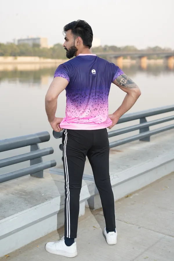 Purple_Polyester_Dotted_Sports_T_Shirt