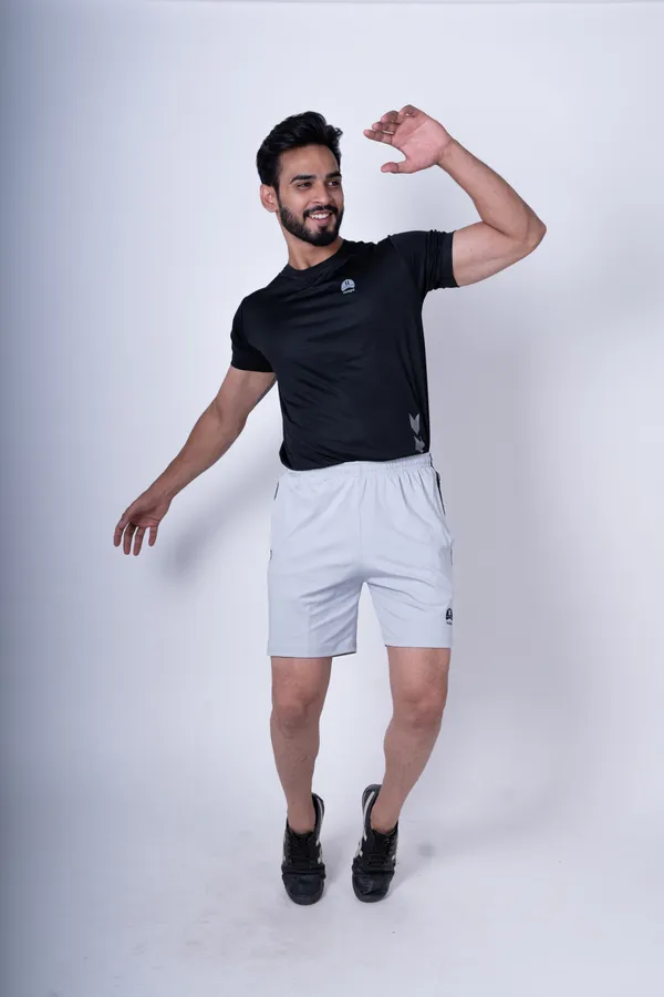 Grey_Lycra_Sports_Short