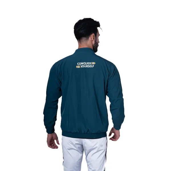 Army_Green_Nylon_Solid_All_Season_Windcheater