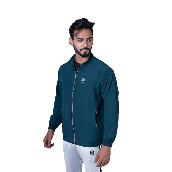 Army_Green_Nylon_Solid_All_Season_Windcheater