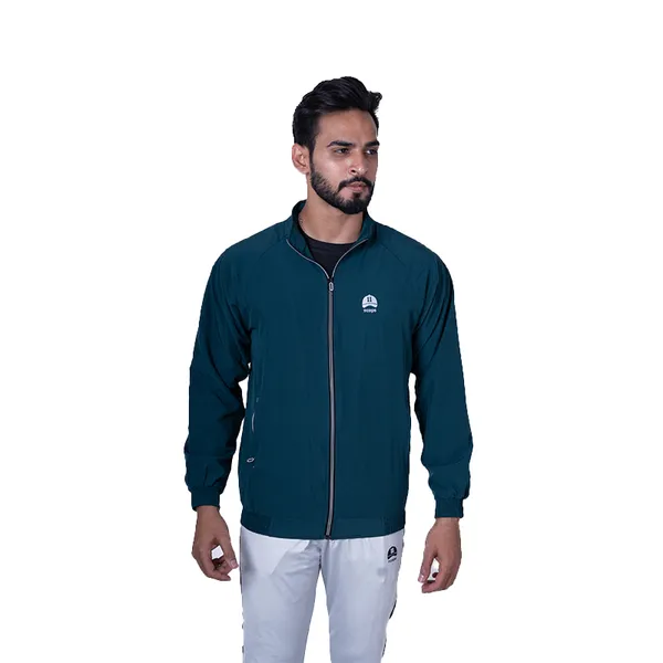 Army_Green_Nylon_Solid_All_Season_Windcheater