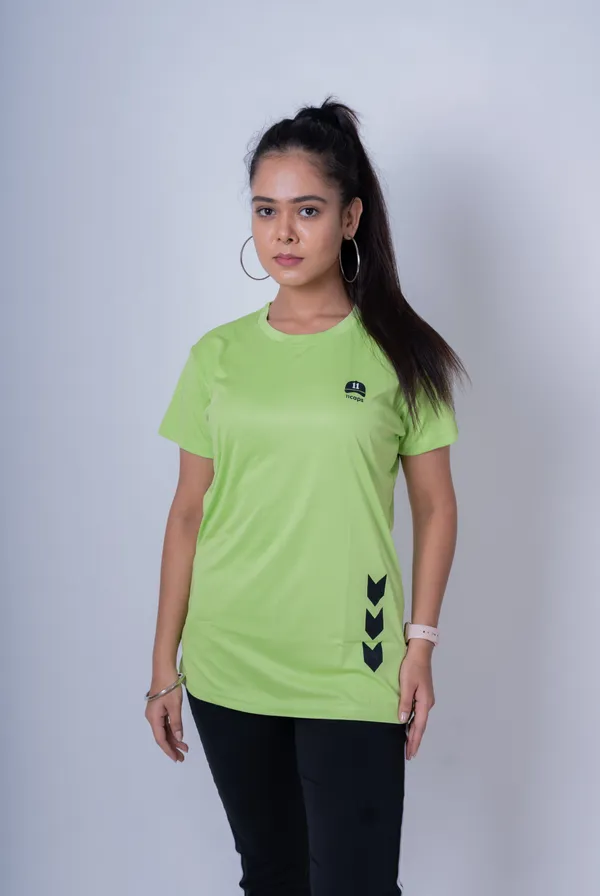 Lite_Green_Polyester_Arrow_Sports_T_Shirt