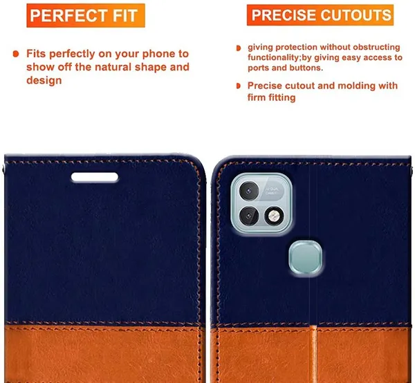 Multicolor_Artificial_Leather_Infinix_Hot_10i_Back_Cover