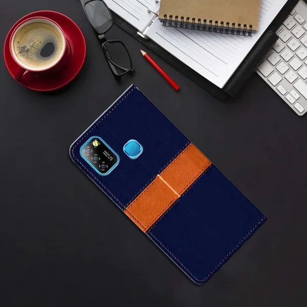 Multicolor_Artificial_Leather_Infinix_Smart_5A_Back_Cover