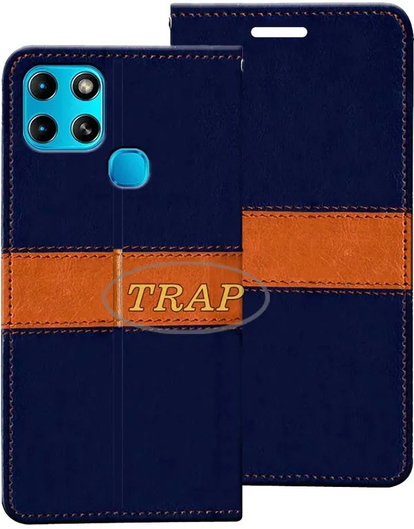 Multicolor_Artificial_Leather_Infinix_Smart_6_Back_Cover
