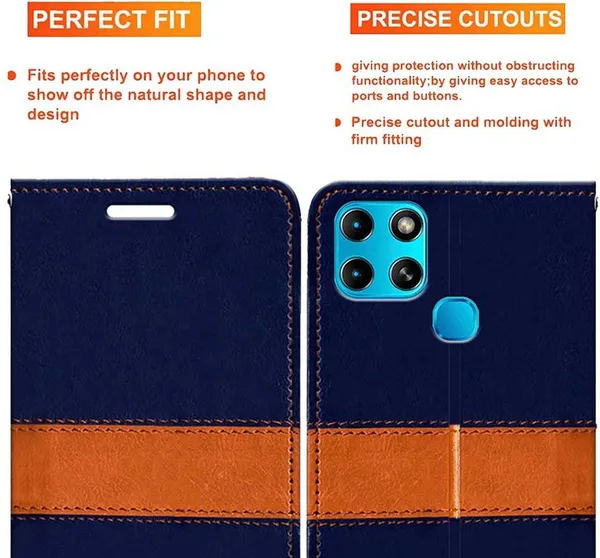 Multicolor_Artificial_Leather_Infinix_Smart_6_Back_Cover