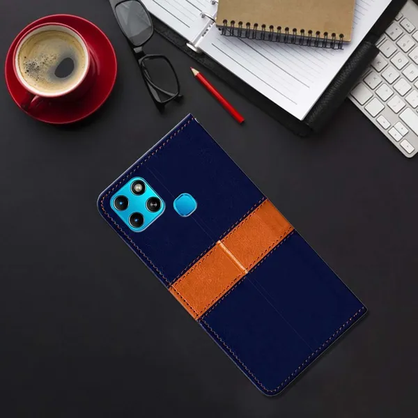 Multicolor_Artificial_Leather_Infinix_Smart_6_Back_Cover