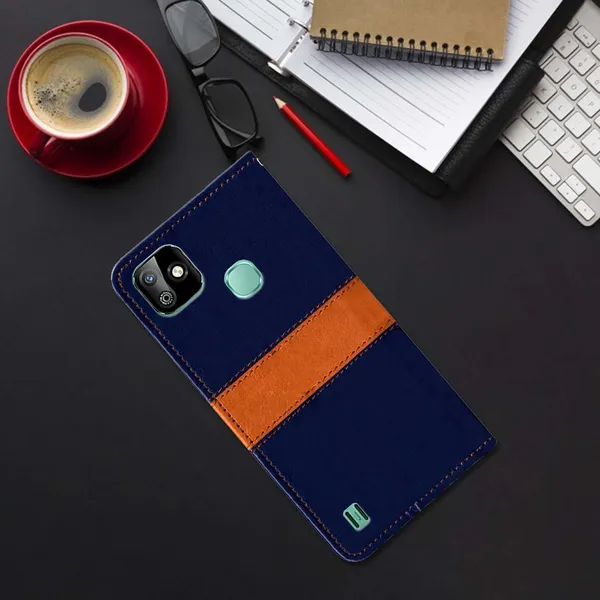 Multicolor_Artificial_Leather_Infinix_Hd_2021_Flip_Cover