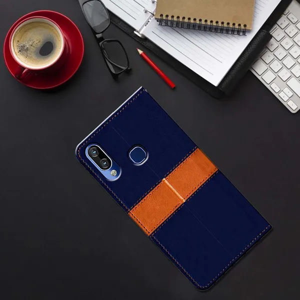 Multicolor_Artificial_Leather_Infinix_Hot_S3X_Flip_Cover