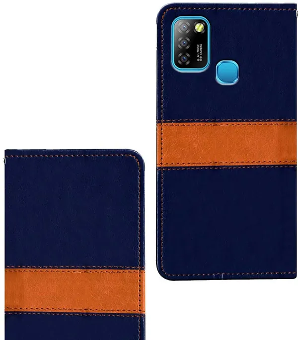 Multicolor_Artificial_Leather_Infinix_Smart_5_Flip_Cover