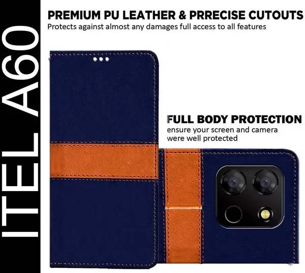 Multicolor_Artificial_Leather_Itel_A60_Back_Cover