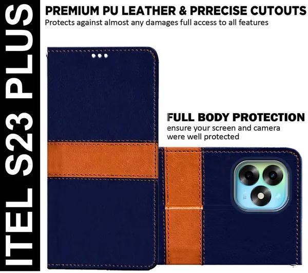 Multicolor_Artificial_Leather_Itel_S23_Plus_Back_Cover