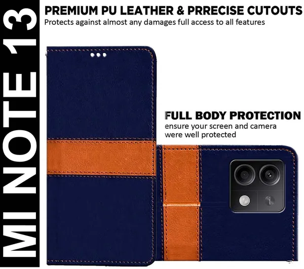 Multicolor_Artificial_Leather_Mi_Note_13_Back_Cover