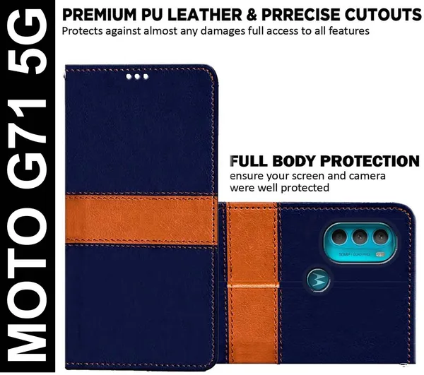 Multicolor_Artificial_Leather_Moto_G71_5G_Back_Cover