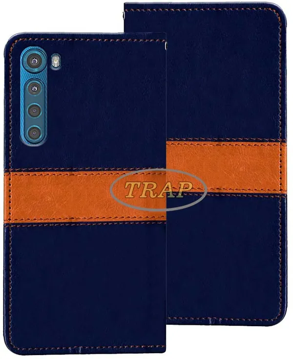 Multicolor_Artificial_Leather_Moto_One_Fusion_Plus_Flip_Cover