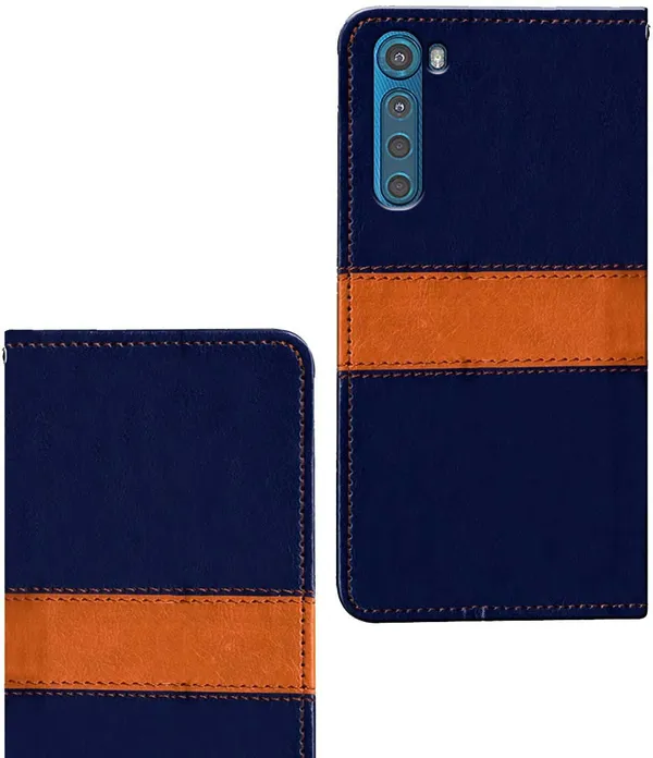 Multicolor_Artificial_Leather_Moto_One_Fusion_Plus_Flip_Cover