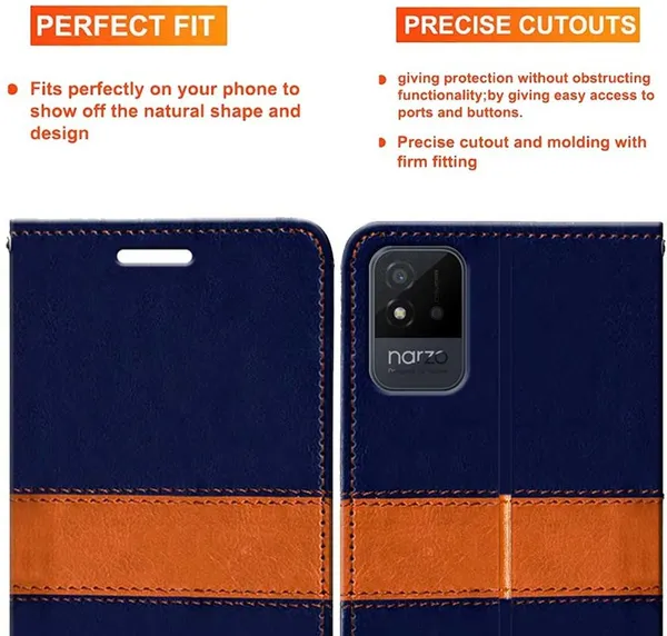 Multicolor_Artificial_Leather_Narzo_50i_Back_Cover