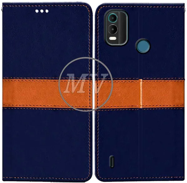 Multicolor_Artificial_Leather_Nokia_C21_Plus_Back_Cover