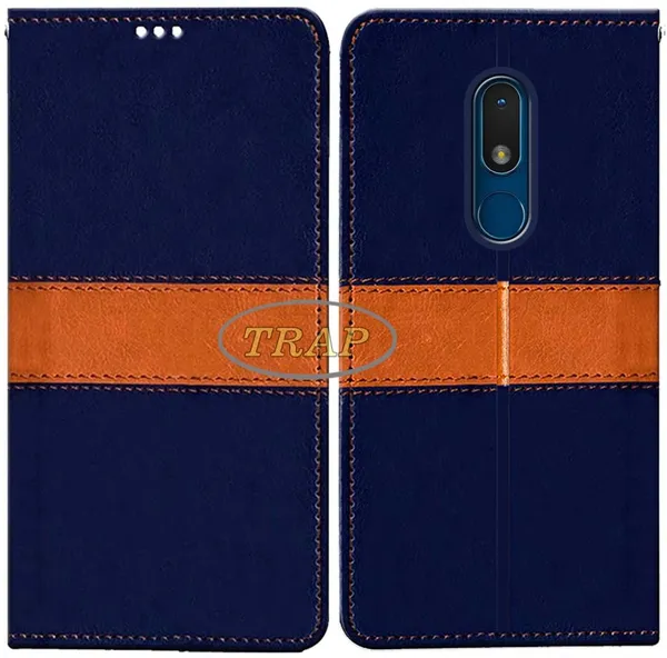 Multicolor_Artificial_Leather_Nokia_C3_Back_Cover