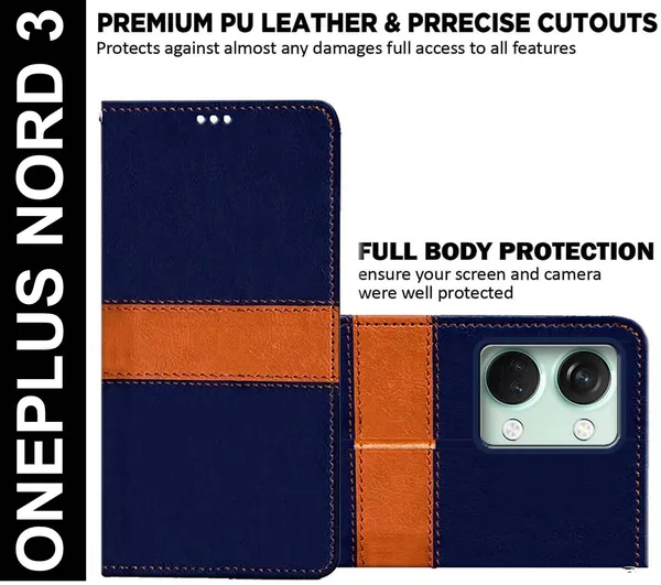 Multicolor_Artificial_Leather_OnePlus_Nord_3_Back_Cover
