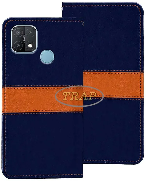 Multicolor_Artificial_Leather_Oppo_A15_Flip_Cover