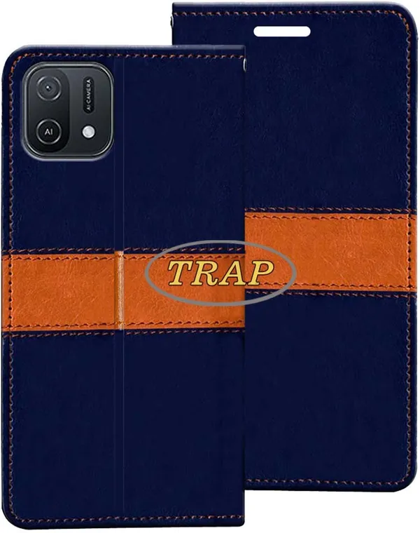 Multicolor_Artificial_Leather_Oppo_A16E_Back_Cover