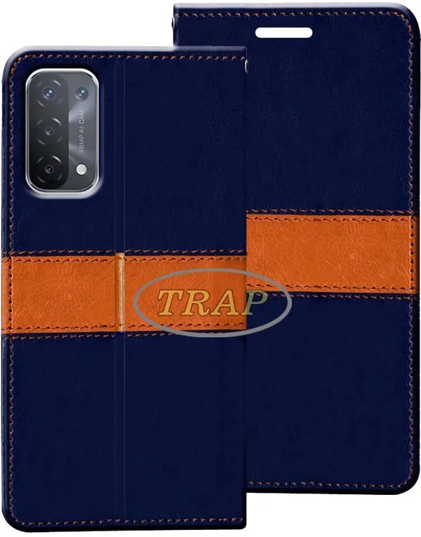 Multicolor_Artificial_Leather_Oppo_A74_5G_Flip_Cover