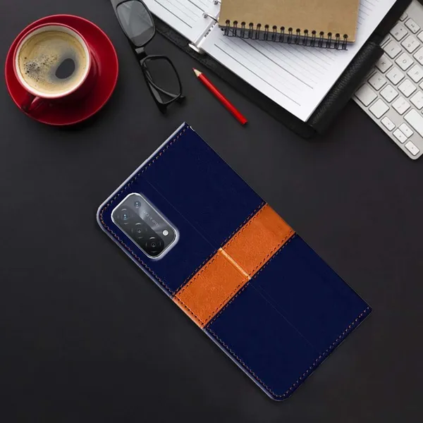 Multicolor_Artificial_Leather_Oppo_A74_5G_Flip_Cover