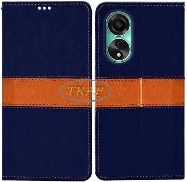 Multicolor_Artificial_Leather_Oppo_A78_4G_Back_Cover