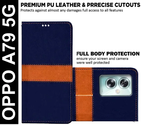 Multicolor_Artificial_Leather_Oppo_A79_5G_Back_Cover