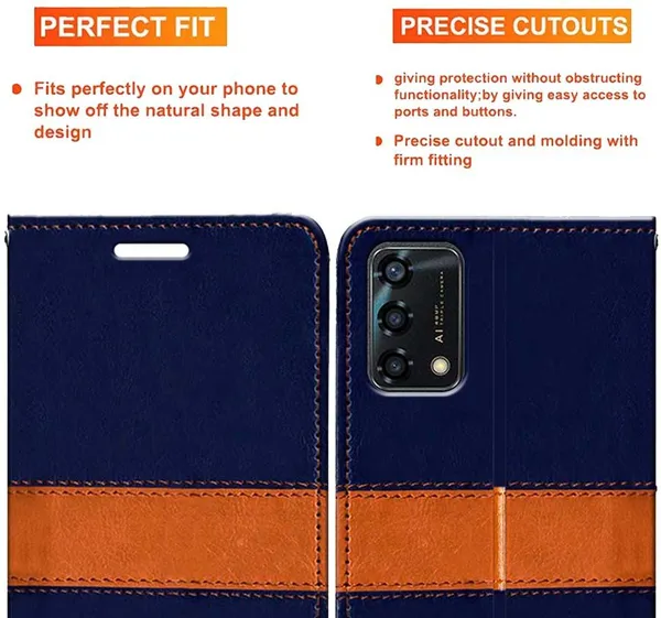 Multicolor_Artificial_Leather_Oppo_F19S_Back_Cover