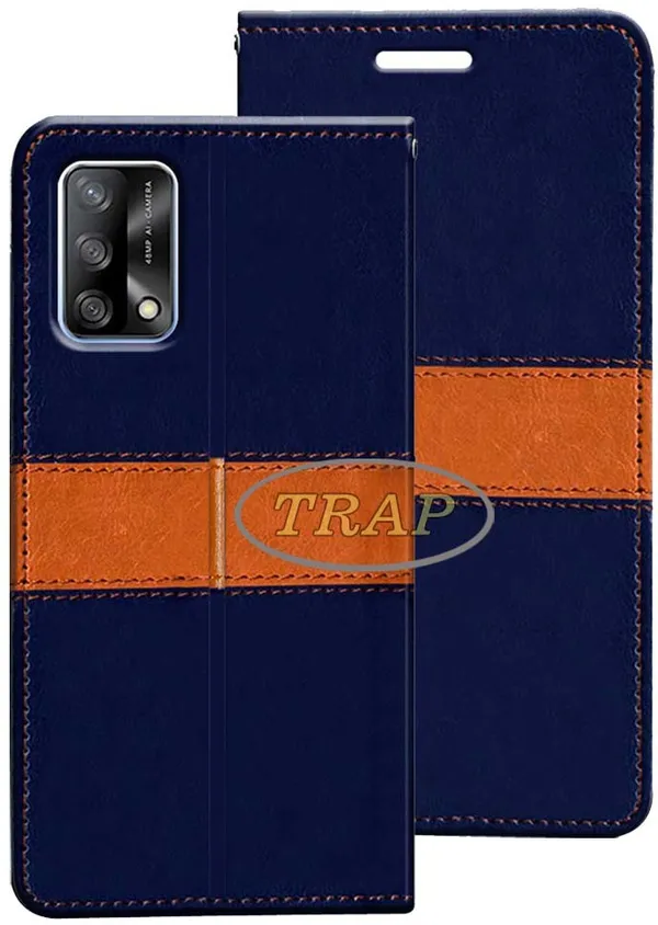 Multicolor_Artificial_Leather_Oppo_F19_Flip_Cover