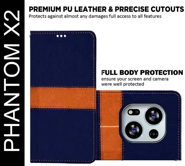 Multicolor_Artificial_Leather_Phantom_X2_Back_Cover