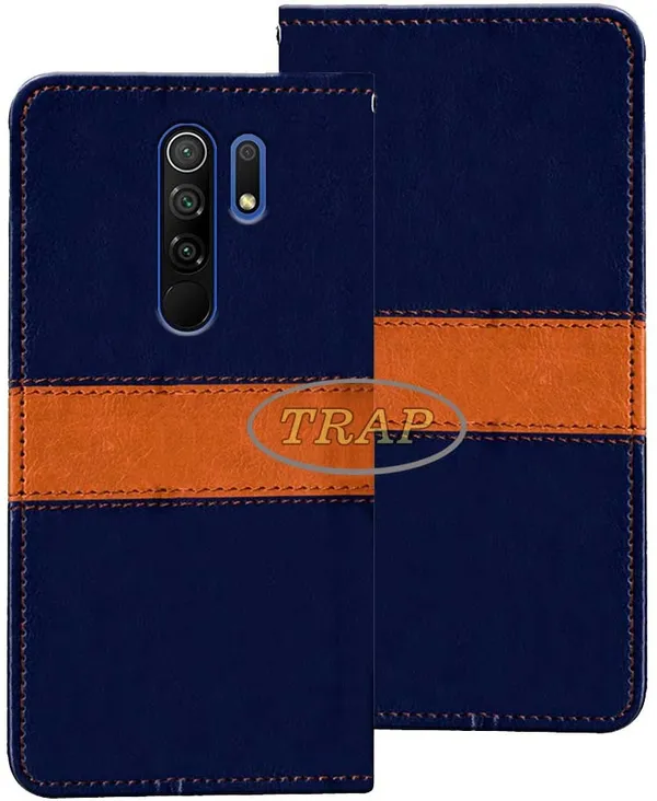 Multicolor_Artificial_Leather_Poco_M2_Flip_Cover