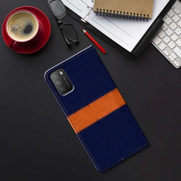Multicolor_Artificial_Leather_Poco_M3_Flip_Cover