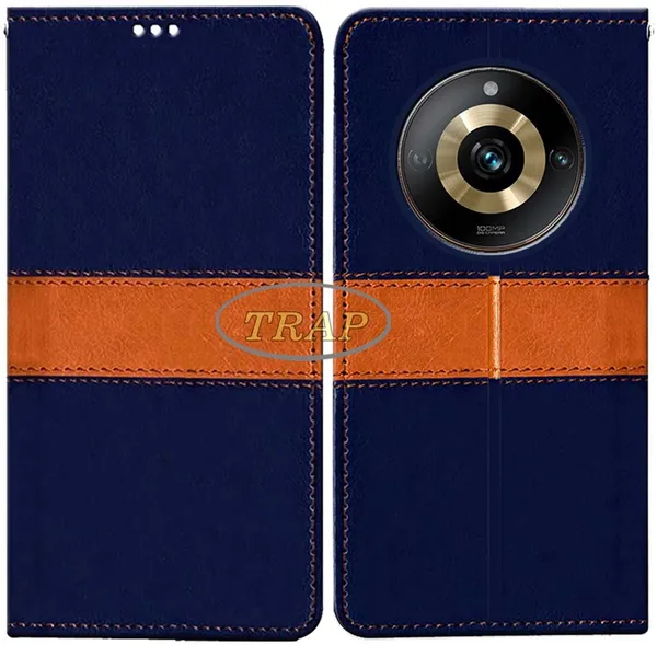 Multicolor_Artificial_Leather_Realme_11_Pro_5G_Flip_Cover