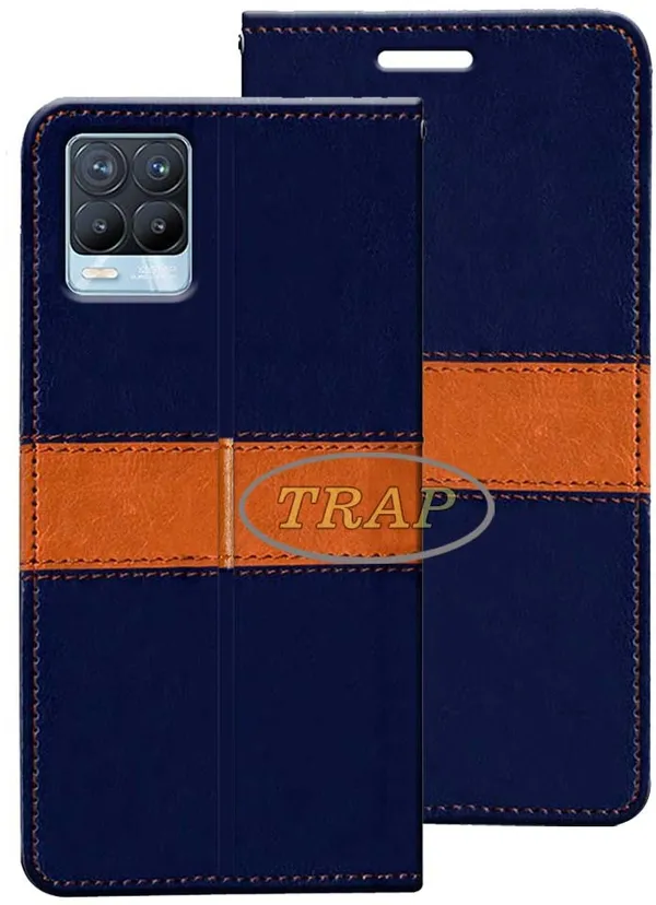 Multicolor_Artificial_Leather_Realme_8_Pro_Flip_Cover