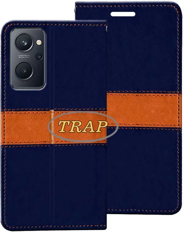 Multicolor_Artificial_Leather_Realme_9i_Back_Cover