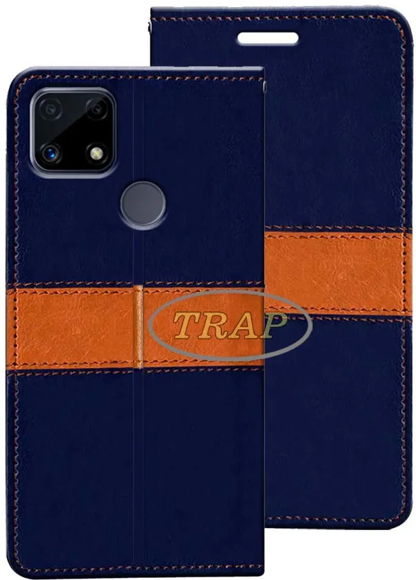 Multicolor_Artificial_Leather_Realme_C25_Flip_Cover