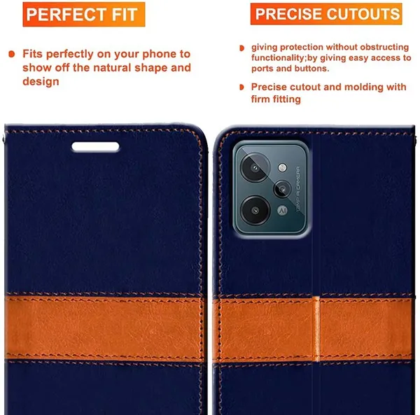 Multicolor_Artificial_Leather_Realme_C31_Back_Cover
