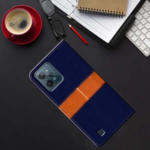 Multicolor_Artificial_Leather_Realme_C31_Back_Cover