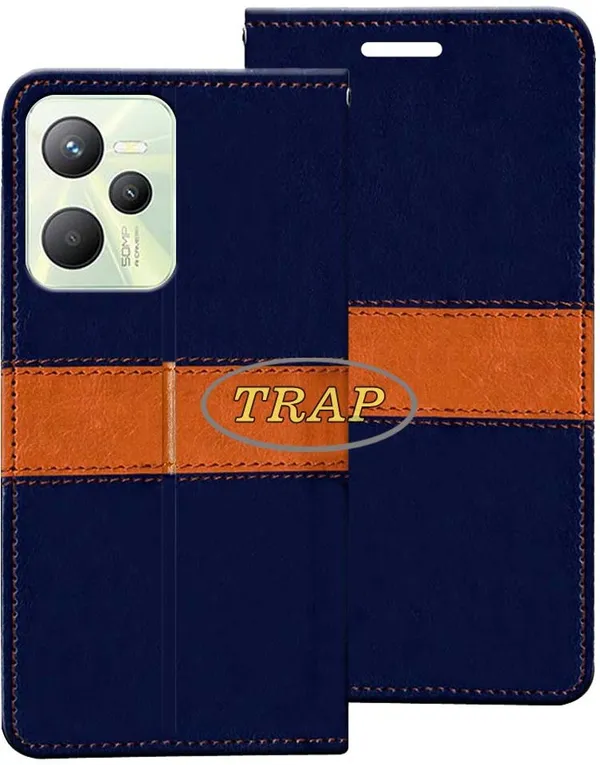 Multicolor_Artificial_Leather_Realme_C35_Back_Cover