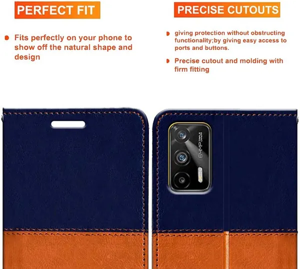 Multicolor_Artificial_Leather_Realme_GT_Back_Cover